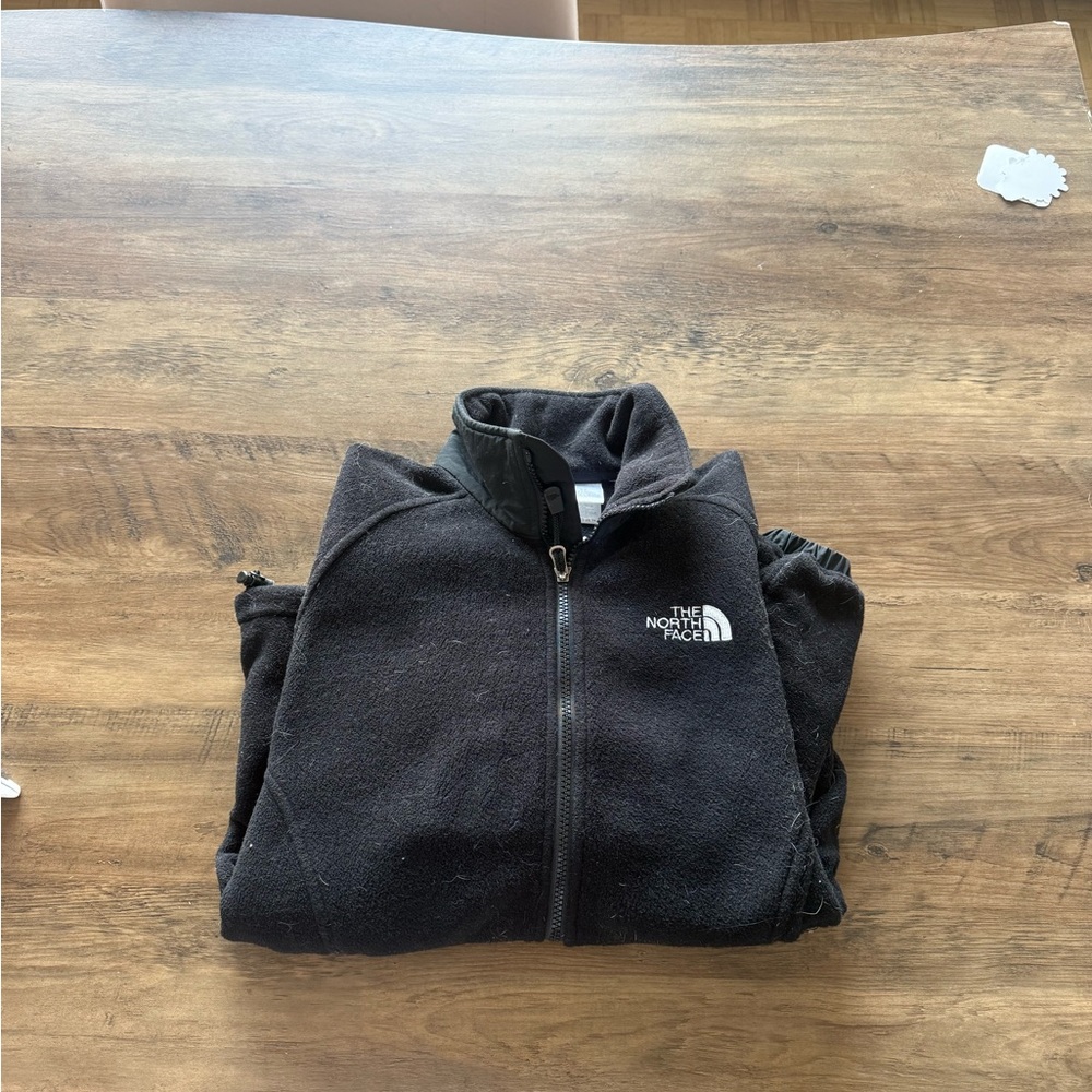 The North Face Black Full-Zip Fleece Jacket
